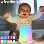 MBZ085 White Noise Machine Baby Sleep Sound Machine Colorful Night Lights 28 Soothing Sounds with 3.5mm Headphone Jack - Movanella