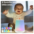 MBZ085 White Noise Machine Baby Sleep Sound Machine Colorful Night Lights 28 Soothing Sounds with 3.5mm Headphone Jack - Movanella